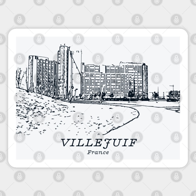 Villejuif - France Magnet by Lakeric